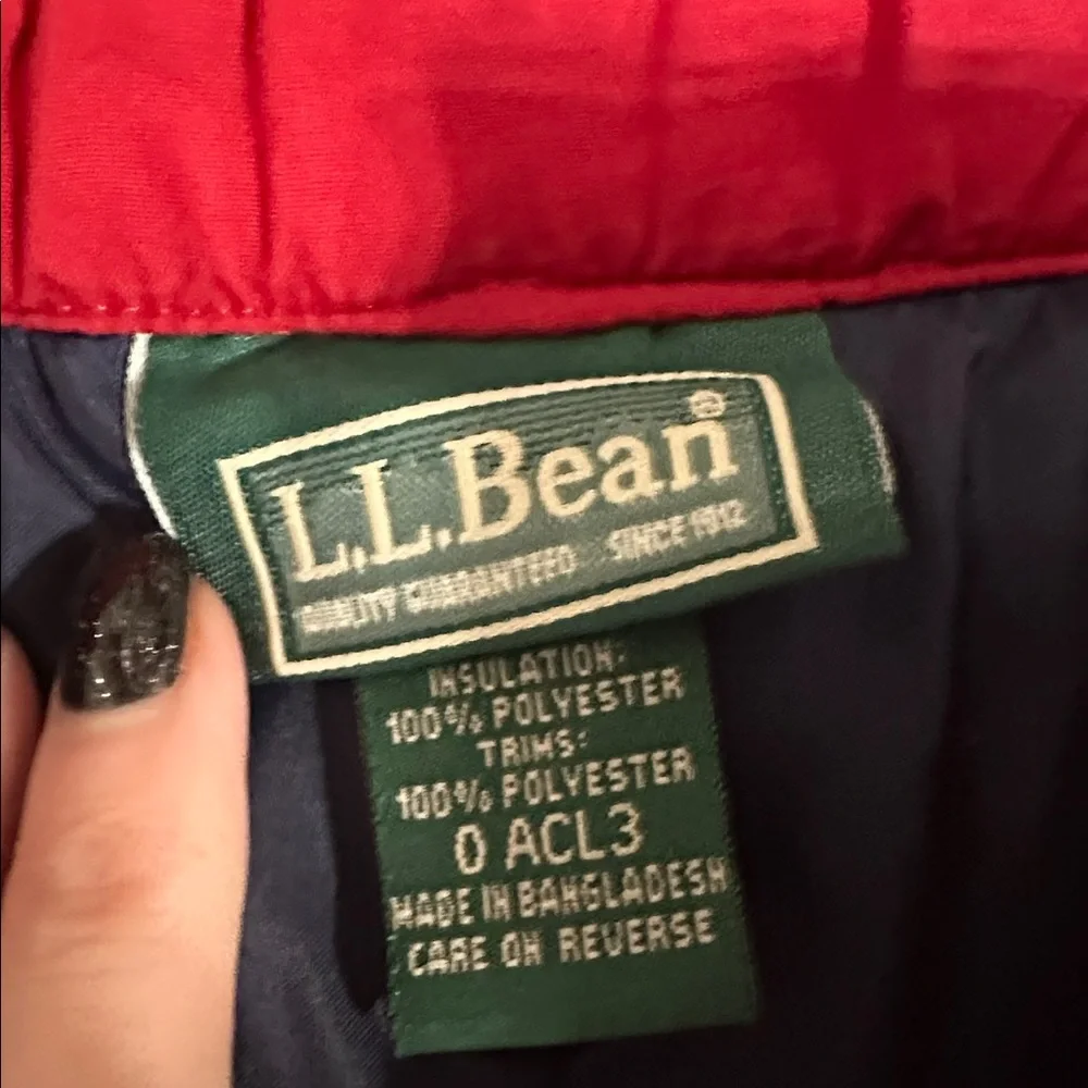 L.L. Bean Cherry Red Winter Pants